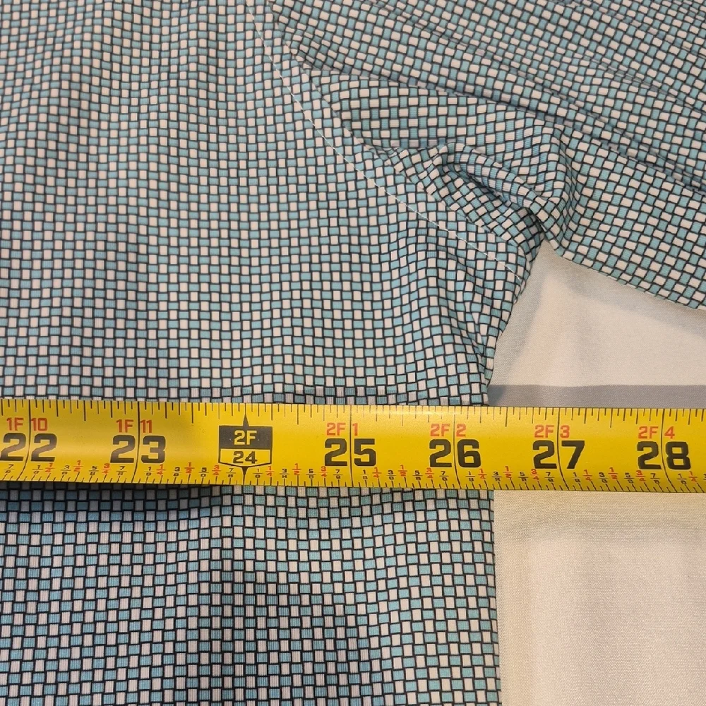 FootJoy Teal and Black Performance Polo Shirt - Picture 7 of 13